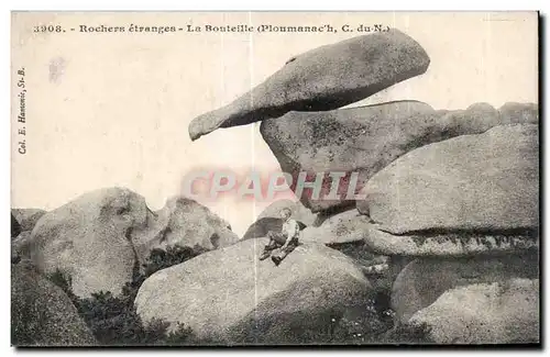 Ansichtskarte AK Rochers etranges La Bouteille (Ploumanac h)