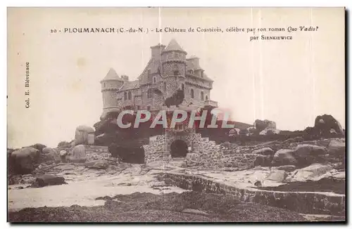 Ansichtskarte AK Ploumanach Le Chateau de Coasteres eelebre par son roman Quo Vadis Par Sienkiewicz