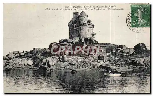 Cartes postales Ploumanac h (Cotes du Nord) Chateau de Costaeres