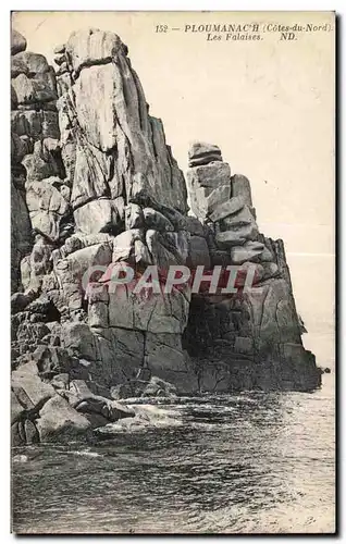 Cartes postales Ploumanach (Cotes de Nord) Les Falaises