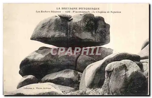 Cartes postales La Bretagne Pittoresque Les Rochers bizarres Ploumanach Le Chapeau de Napoleen