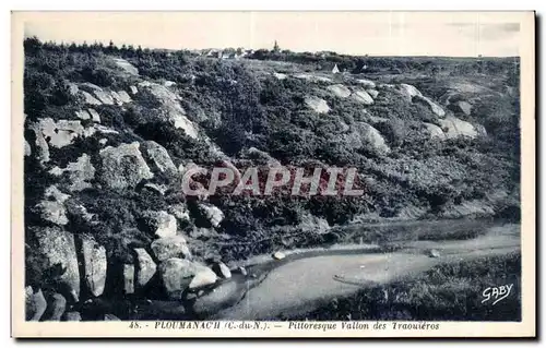 Ansichtskarte AK Ploumanach Pittoresque Vallon des Traouieros