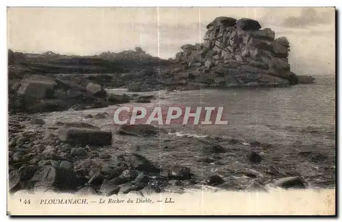 Cartes postales Ploumanach Le Rocher du Diable