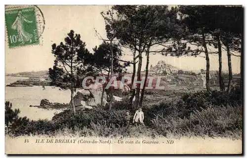 Ansichtskarte AK Ile De Brehat (Cotes du Nord) Un coin du Goareva Enfants