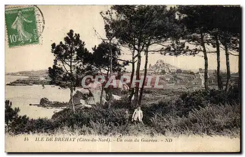 Cartes postales Ile De Brehat (Cotes du Nord) Un coin du Goareva Enfants