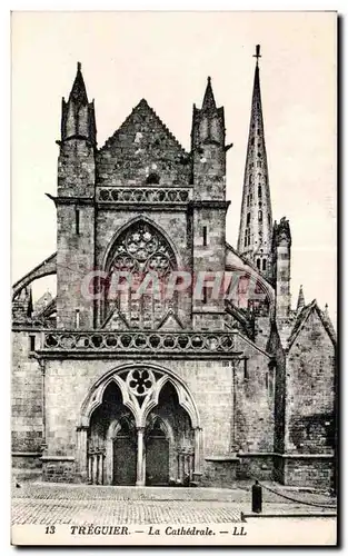 Cartes postales Treguier La Cathedrale