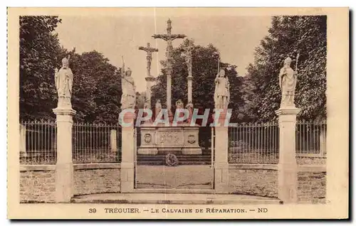 Cartes postales Treguier Le Calvaire de Reparation