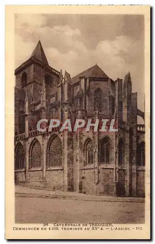 Cartes postales Cathedrale de Treguier Commencee en 1339 Termine au XV e s l Abside