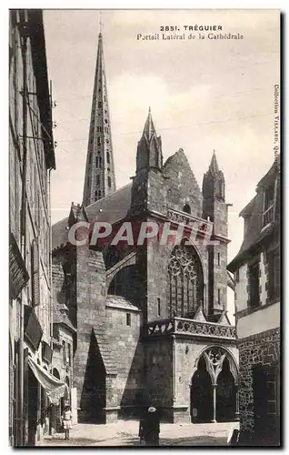 Cartes postales Treguier Portail Lateral de la Cathedrale