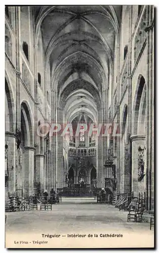 Cartes postales Treguier Interieur de la Cathedrale