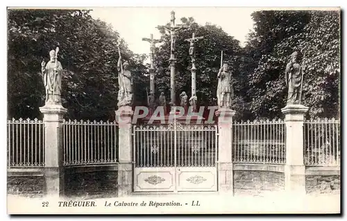 Cartes postales Treguier Le Calvaire de Reparation