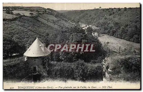 Cartes postales Tonquedec vue generale sur la Vallee du Guer