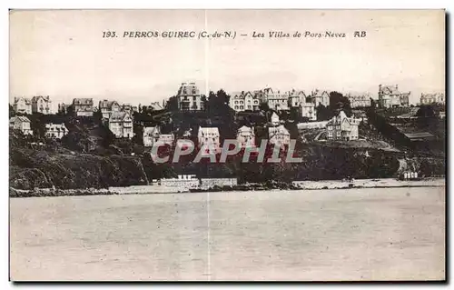 Cartes postales Perros Guirec Les Villas de Pors Nevez