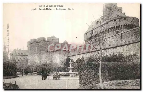 Cartes postales Cote d Emeraude Saint Malo Le Square