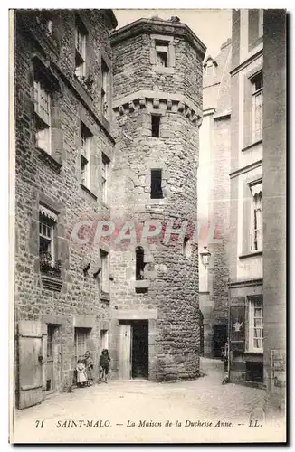 Ansichtskarte AK Saint Malo Le Maison de la Duchesse Anne