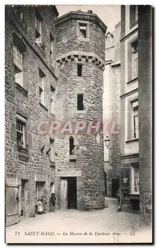 Ansichtskarte AK Saint Malo La Maison de la Duchesse Anne