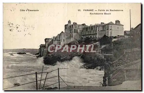 Cartes postales Cote d Emeraude Parame Pointe de Rochebonne Rochebonne Beach