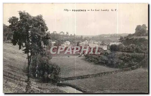 Cartes postales Fougeres Le Gue Landry