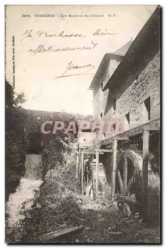 Cartes postales Fougeres Les Moulins du Chateau