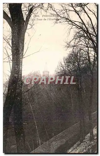 Cartes postales Fougeres La Tour de l horloge