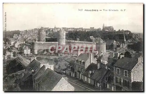 Cartes postales Fougeres Vue Generale