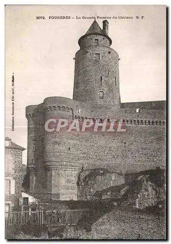 Cartes postales Fougeres La Grande Poterne du Chateau