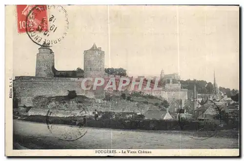 Cartes postales Fougeres Le Vieux Chateau