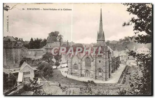 Cartes postales Fougeres Saint Sulpice et le Chateau