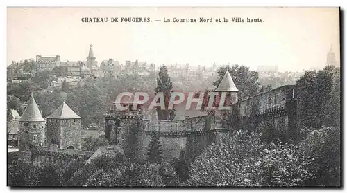 Cartes postales Fougeres La Courtine Nord et la Ville Haute