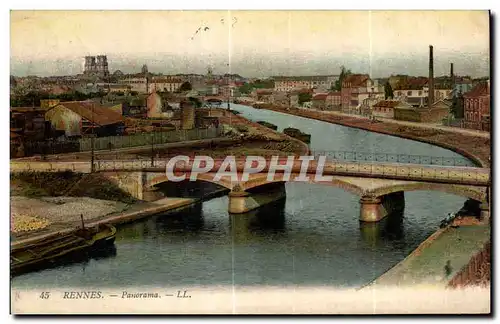 Cartes postales Rennes Panorama