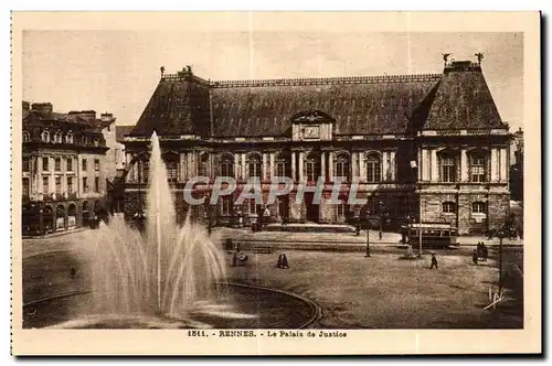 Cartes postales Rennes Palais de Justice