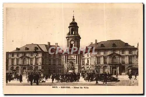 Cartes postales Renes Hotel de Ville