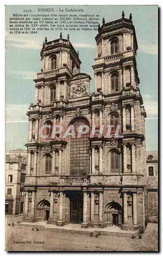 Cartes postales Rennes La Cathedrale