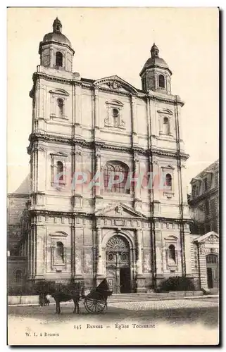 Ansichtskarte AK Rennes Eglise Toussaint