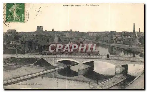 Cartes postales Rennes Vue Generale