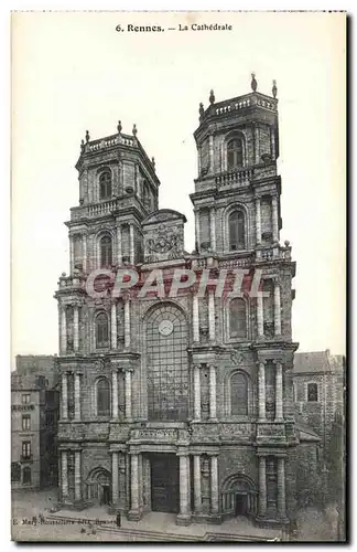 Cartes postales Rennes La Cathedrale