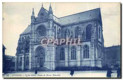 Ansichtskarte AK Rennes Eglise Notre Dame de Bonne Nouvelle