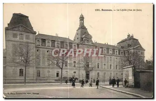 Cartes postales Rennes Le Lycee