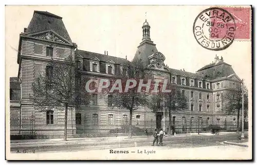 Cartes postales Rennes Le Lycee