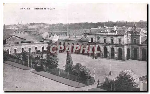 Ansichtskarte AK Rennes Interieur de la Gare