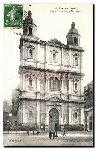 Ansichtskarte AK Rennes Eglise Toussaint XVIII siecle