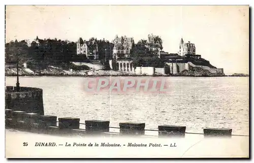 Cartes postales Dinard La Pointe de la Malouine Malouine Point