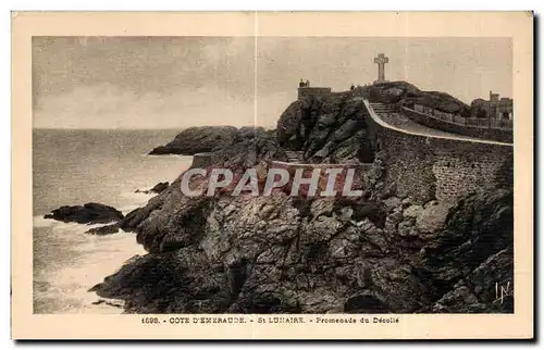 Cartes postales Cote D Emeraude St Lunaire Promenade du Decolle