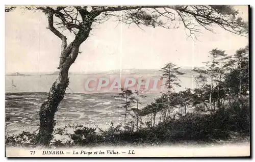 Ansichtskarte AK Dinard La Plage et les Villas