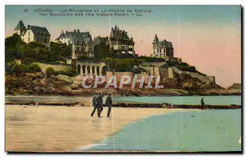 Cartes postales Dinard La Malouine Et La Pointe Du Grouin The Malouine And The Grouin Point