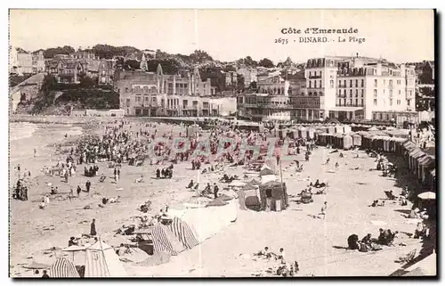 Cartes postales Cote d Emeraude Dinard La Plage