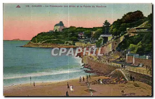 Cartes postales Dinard La Promenade des Allies et la Pointe du Moulinet