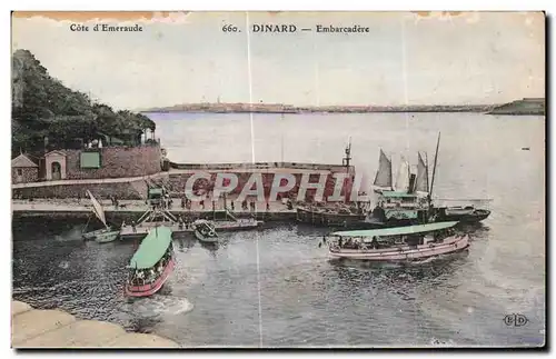 Cartes postales Dinard Embarcadere Bateau