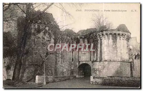 Cartes postales Fougeres Porte Saint Sulpice