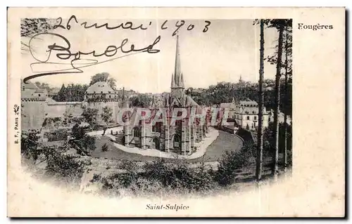 Cartes postales Fougeres Saint Sulpice